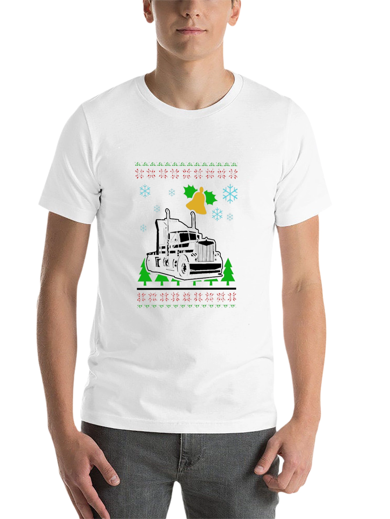 Truck Christmas Sweater T-Shirt