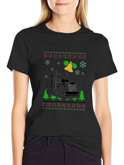 Truck Christmas Sweater T-Shirt