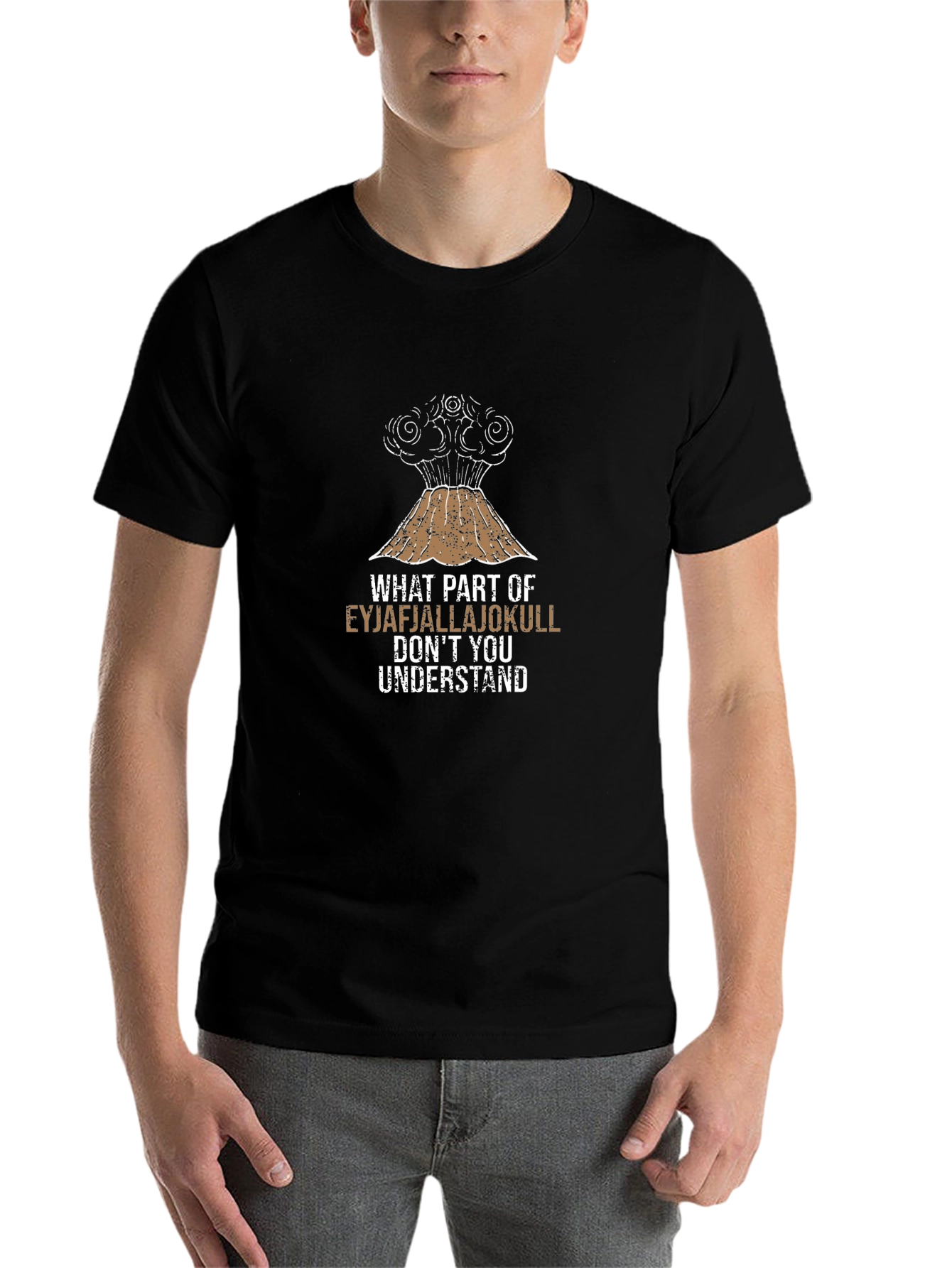 Eyjafjallajökull Volcano Pun T-Shirt - Iceland Humor Tee