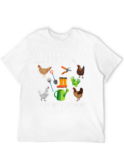 I Garden Play with Chickens T-Shirt