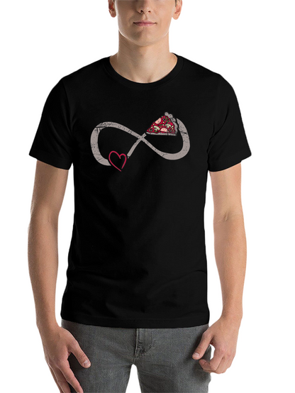 Pizza Infinity Heart T-Shirt
