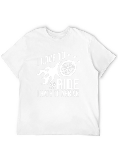 I Love To Ride Biker Graphic T-Shirt