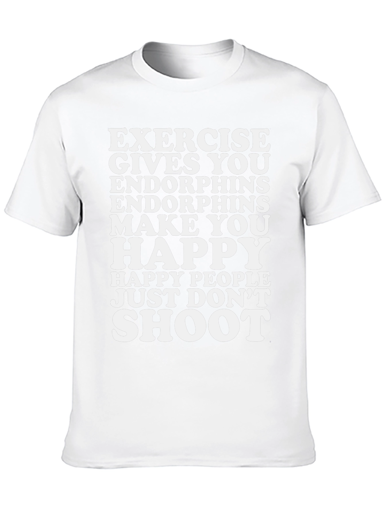 Funny Exercise Endorphins Graphic T-Shirt