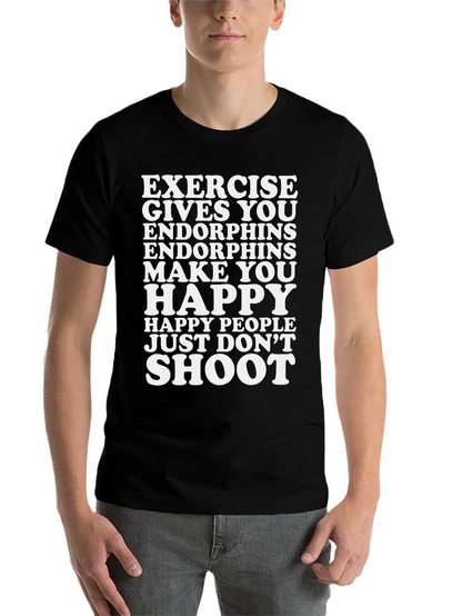 Funny Exercise Endorphins Graphic T-Shirt
