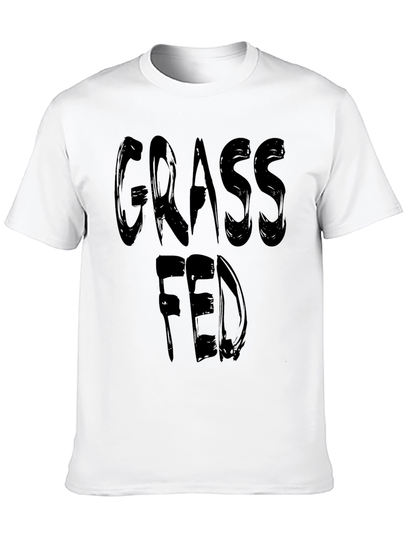 Grass Fed T-Shirt - Black Graphic Tee