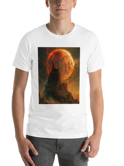 Fantasy Castle Graphic T-Shirt - Mens Black Tee