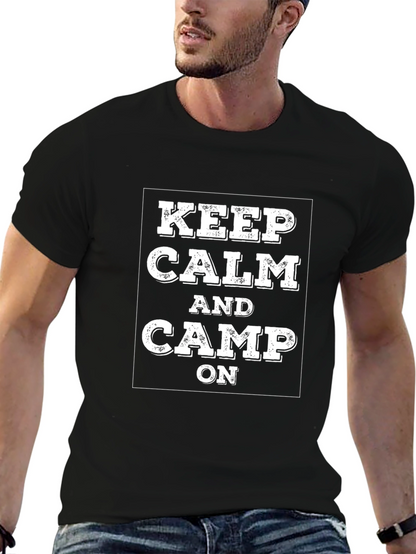 Keep Calm and Camp On T-Shirt