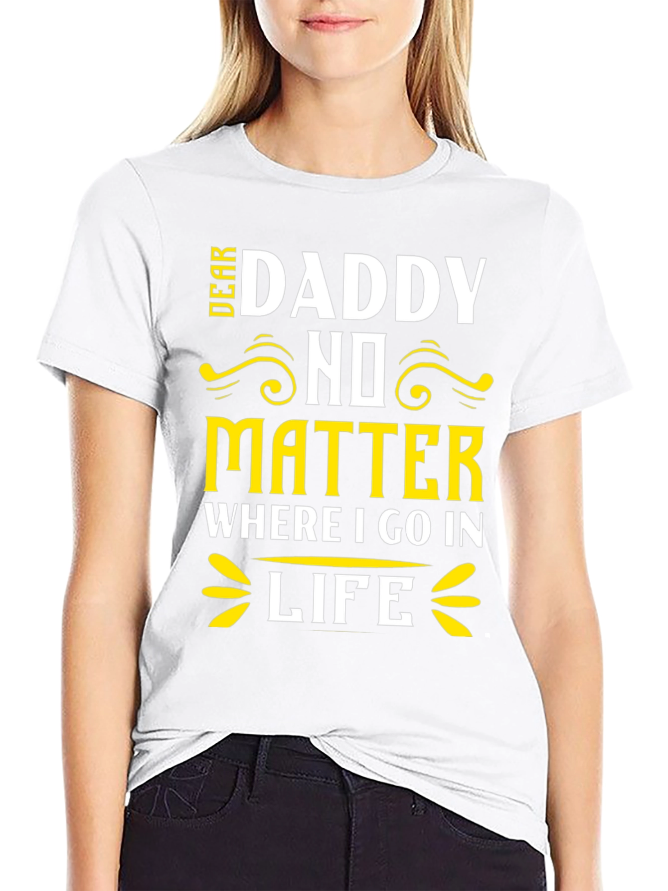 Dear Daddy T-Shirt Fathers Day Gift