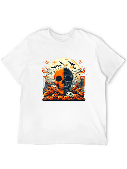 Halloween Soccer Skull T-Shirt