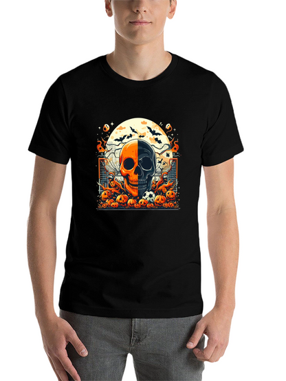 Halloween Soccer Skull T-Shirt