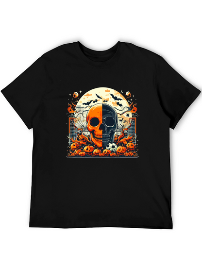 Halloween Soccer Skull T-Shirt