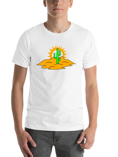 Cactus Desert Graphic Black T-Shirt