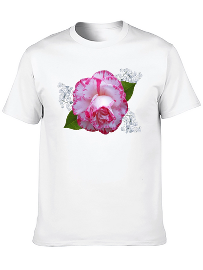 Floral Print Black T-Shirt - Stylish & Unique