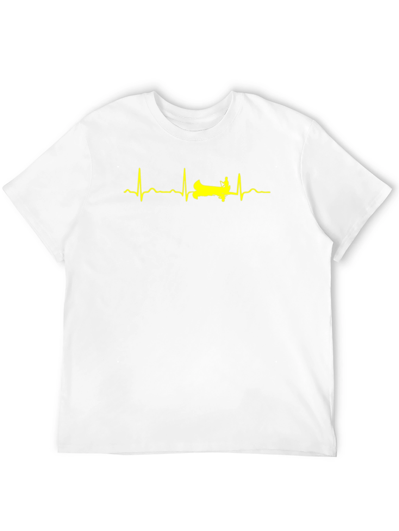 Kayak Heartbeat Graphic Tee - Black