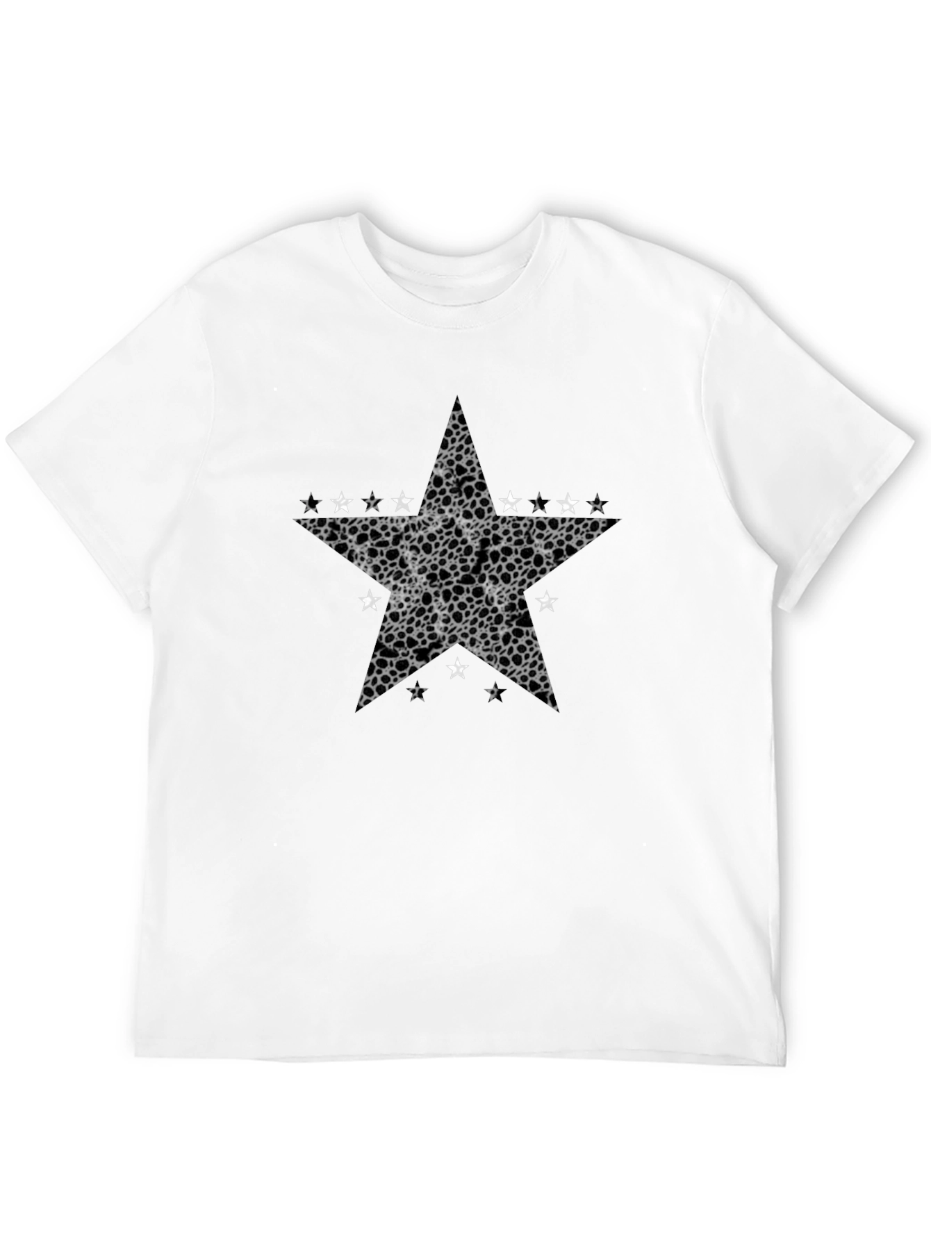 Star Graphic Mens Black T-Shirt
