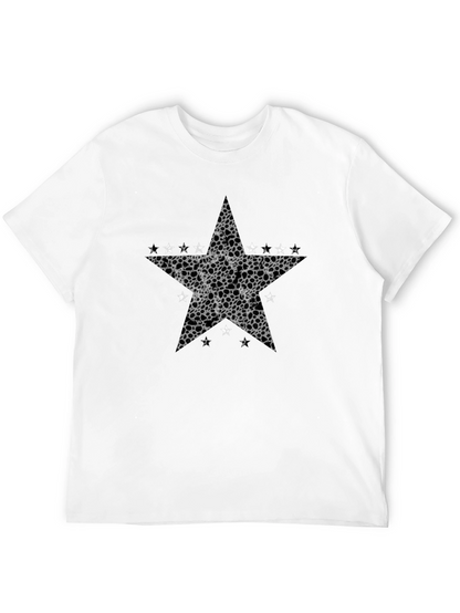 Star Graphic Mens Black T-Shirt