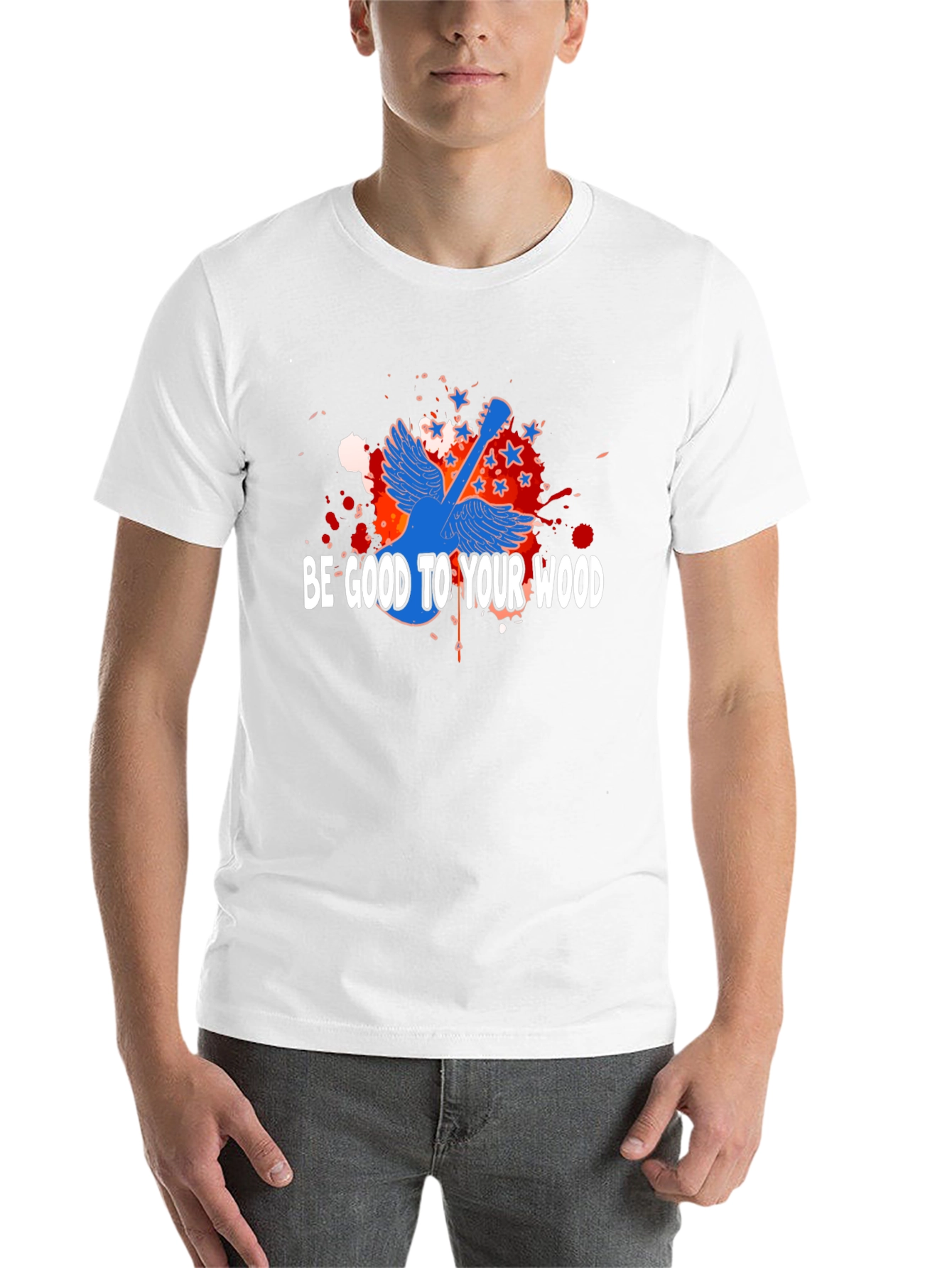 Be Good To Your Wood Guitar T-Shirt