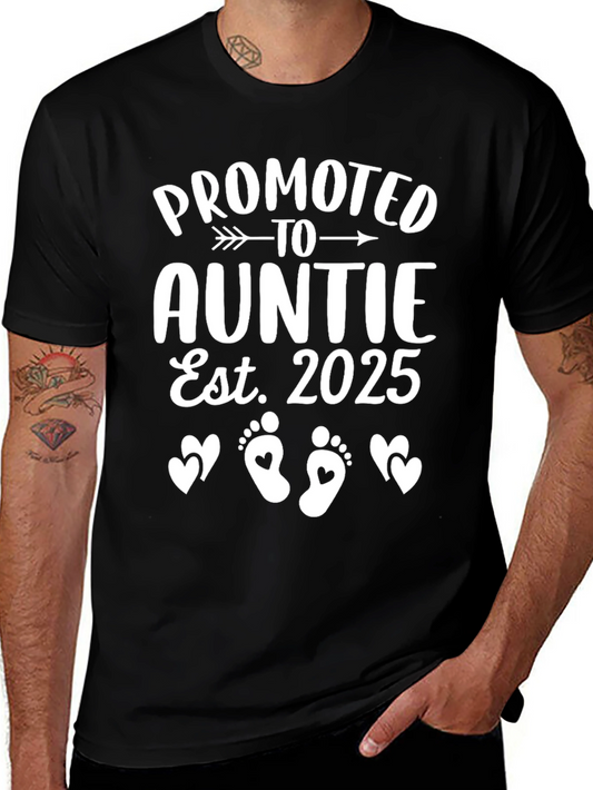 Promoted to Auntie Est. 2025 T-Shirt