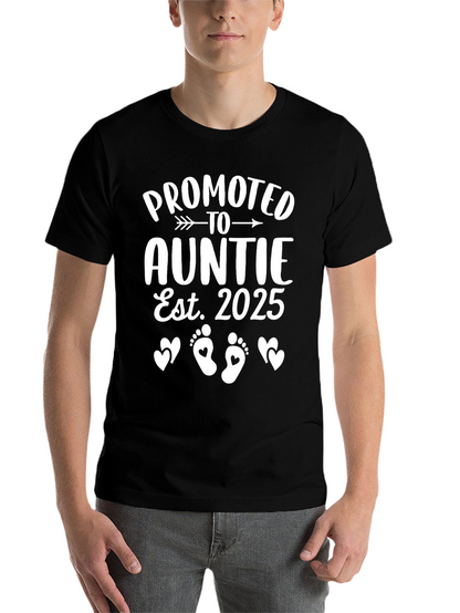 Promoted to Auntie Est. 2025 T-Shirt