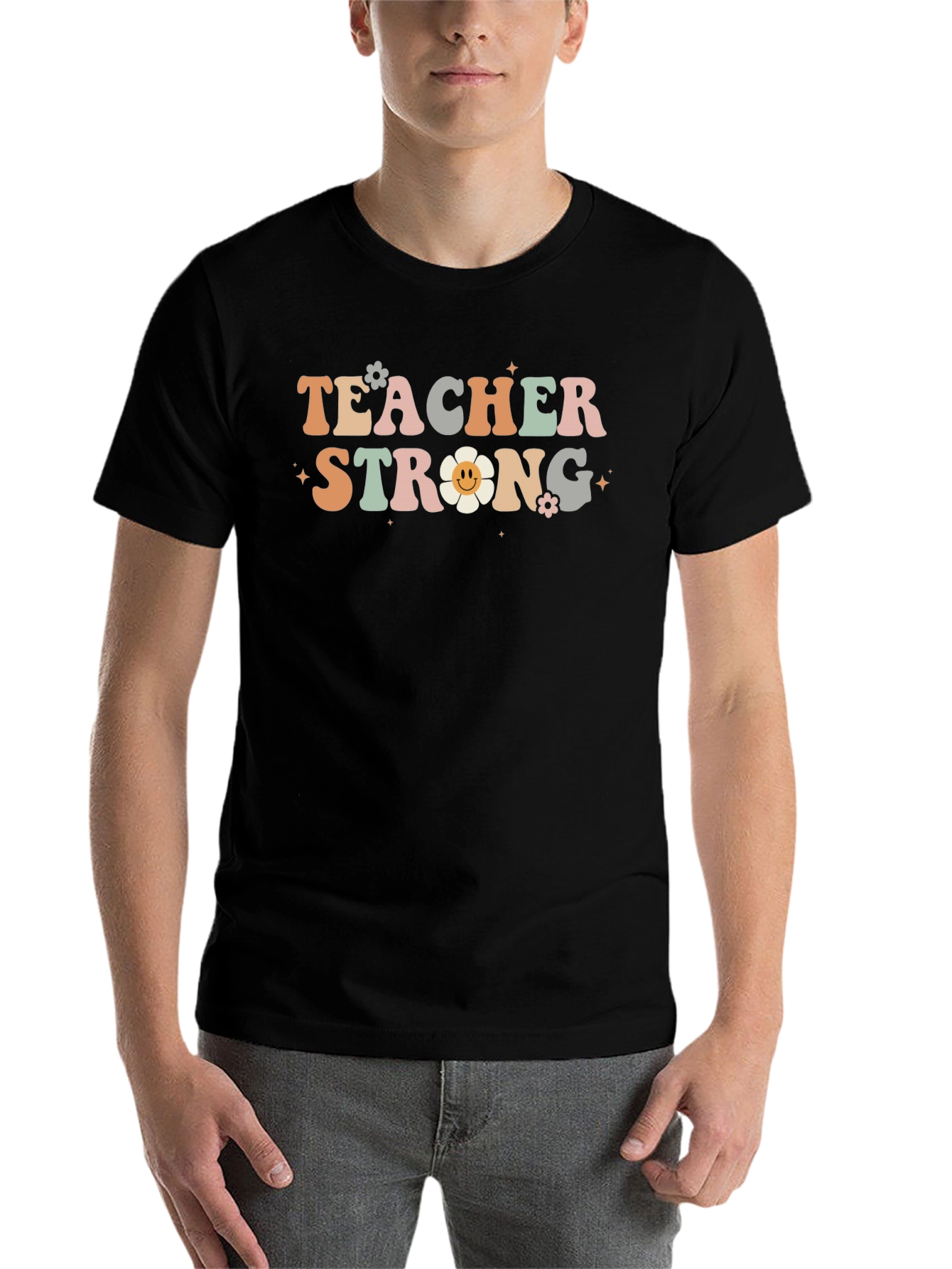 Teacher Strong Graphic T-Shirt
