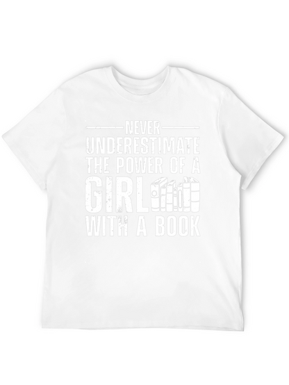 Girl With a Book T-Shirt: Power of Reading