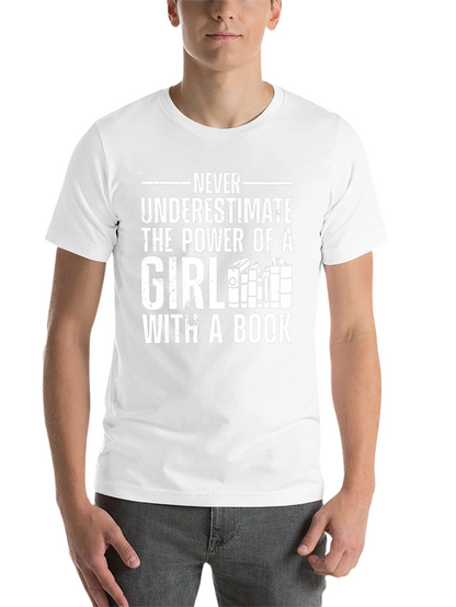 Girl With a Book T-Shirt: Power of Reading