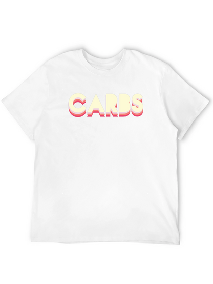 Carbs Graphic Tee - Retro Style Black T-Shirt