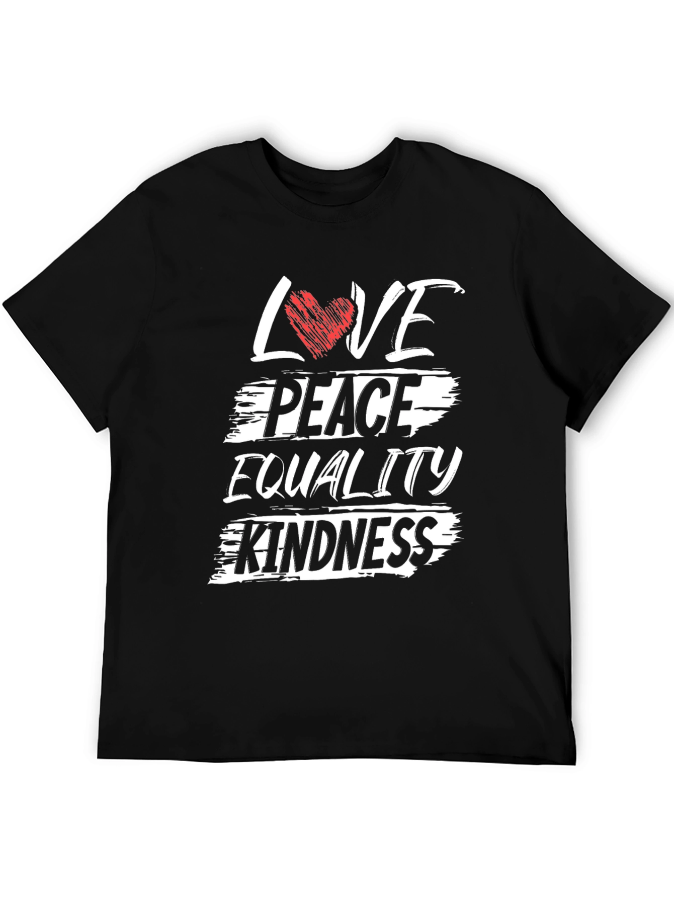 Love Peace Equality Kindness Graphic T-Shirt