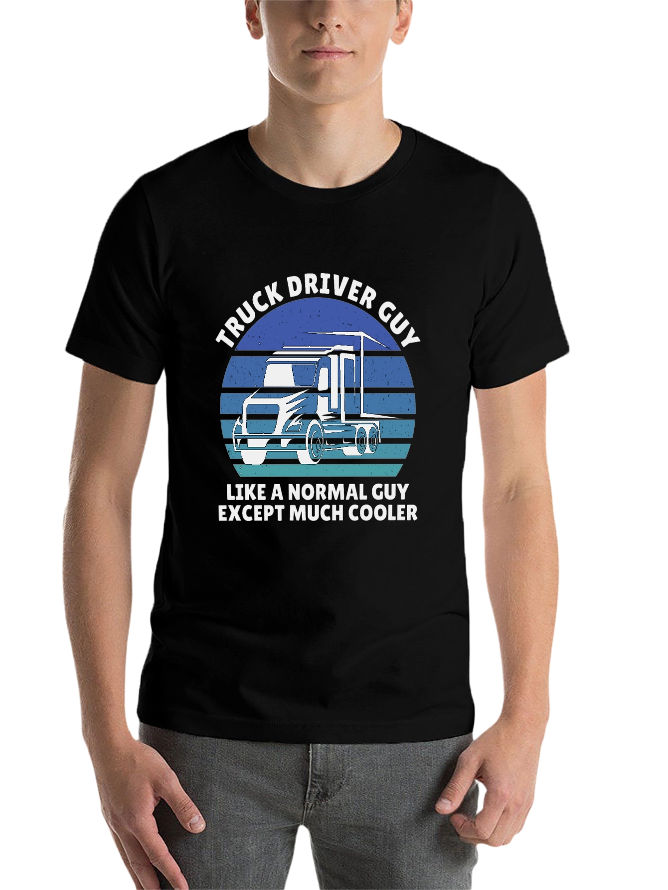 Truck Driver Guy T-Shirt
