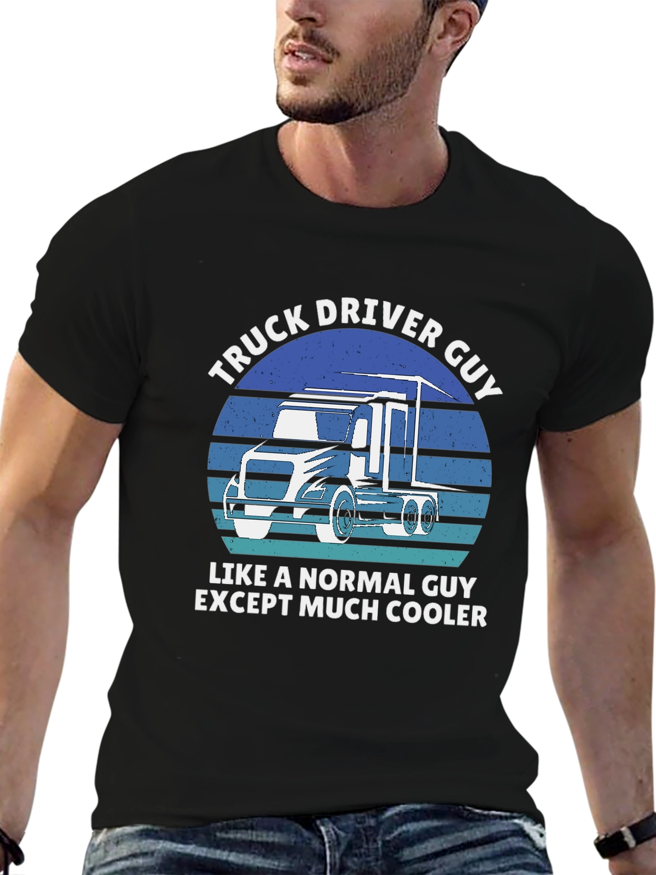 Truck Driver Guy T-Shirt