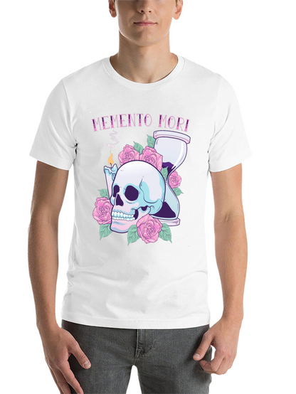 Memento Mori Skull & Roses Graphic Tee