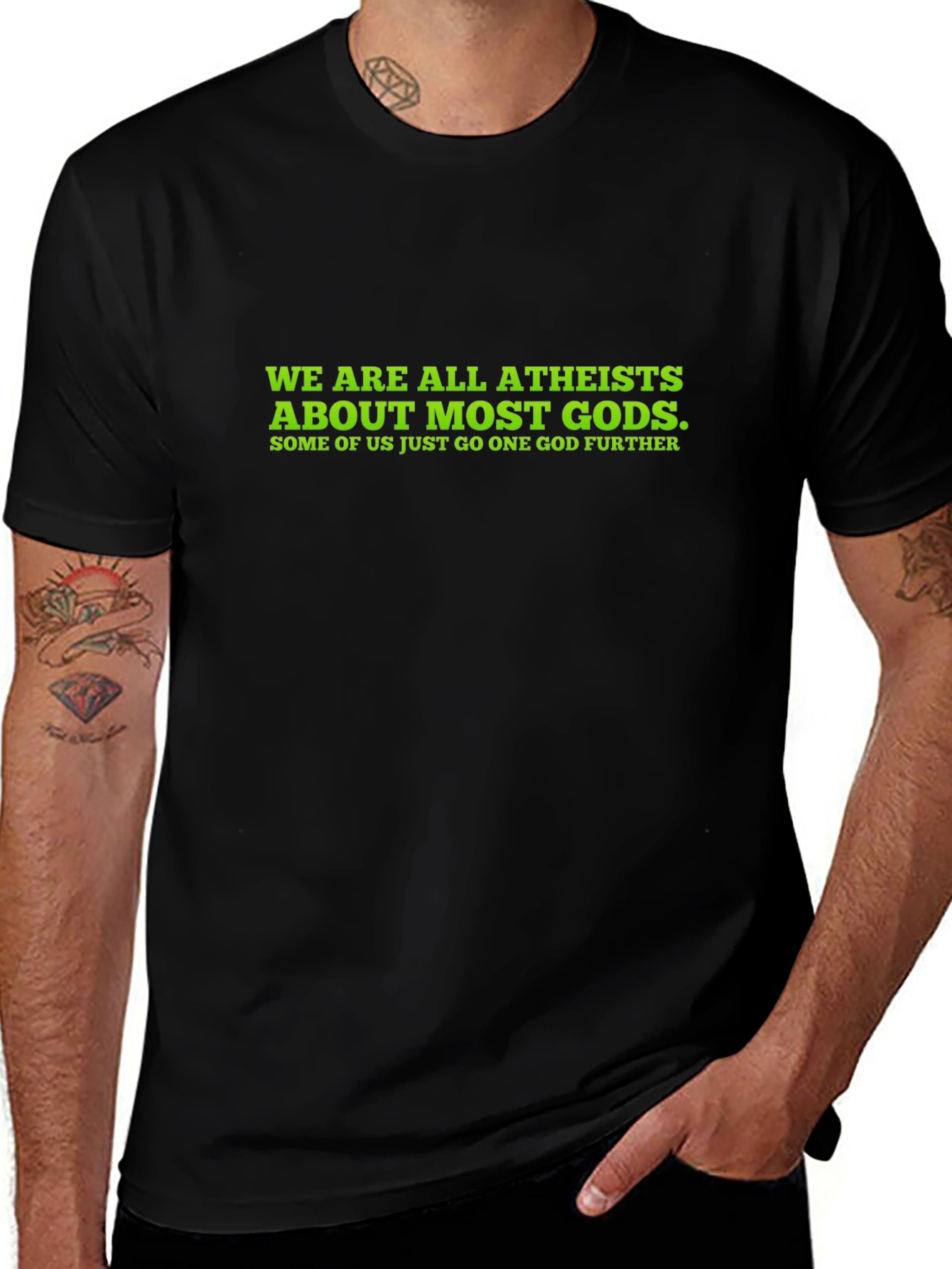 Atheist Humor T-Shirt - Funny Statement Tee