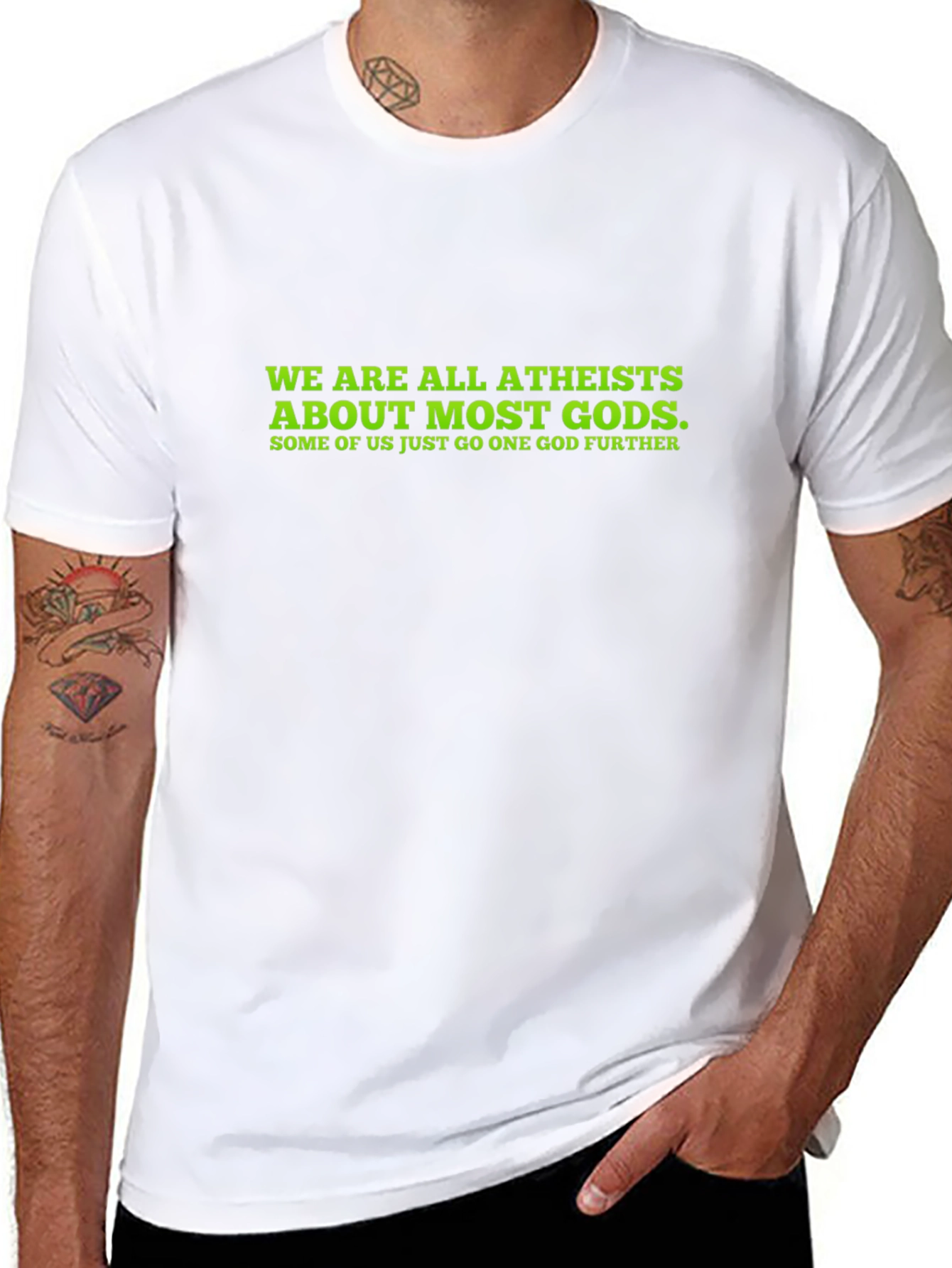 Atheist Humor T-Shirt - Funny Statement Tee