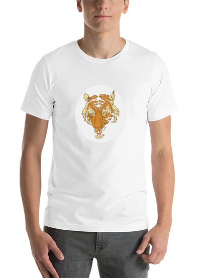 Tiger Graphic Tee - Black Cotton Blend