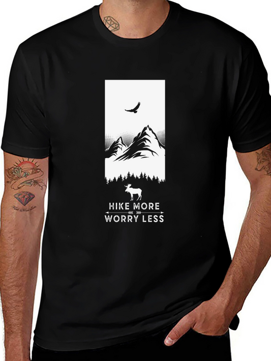 Hike More Worry Less Graphic Tee