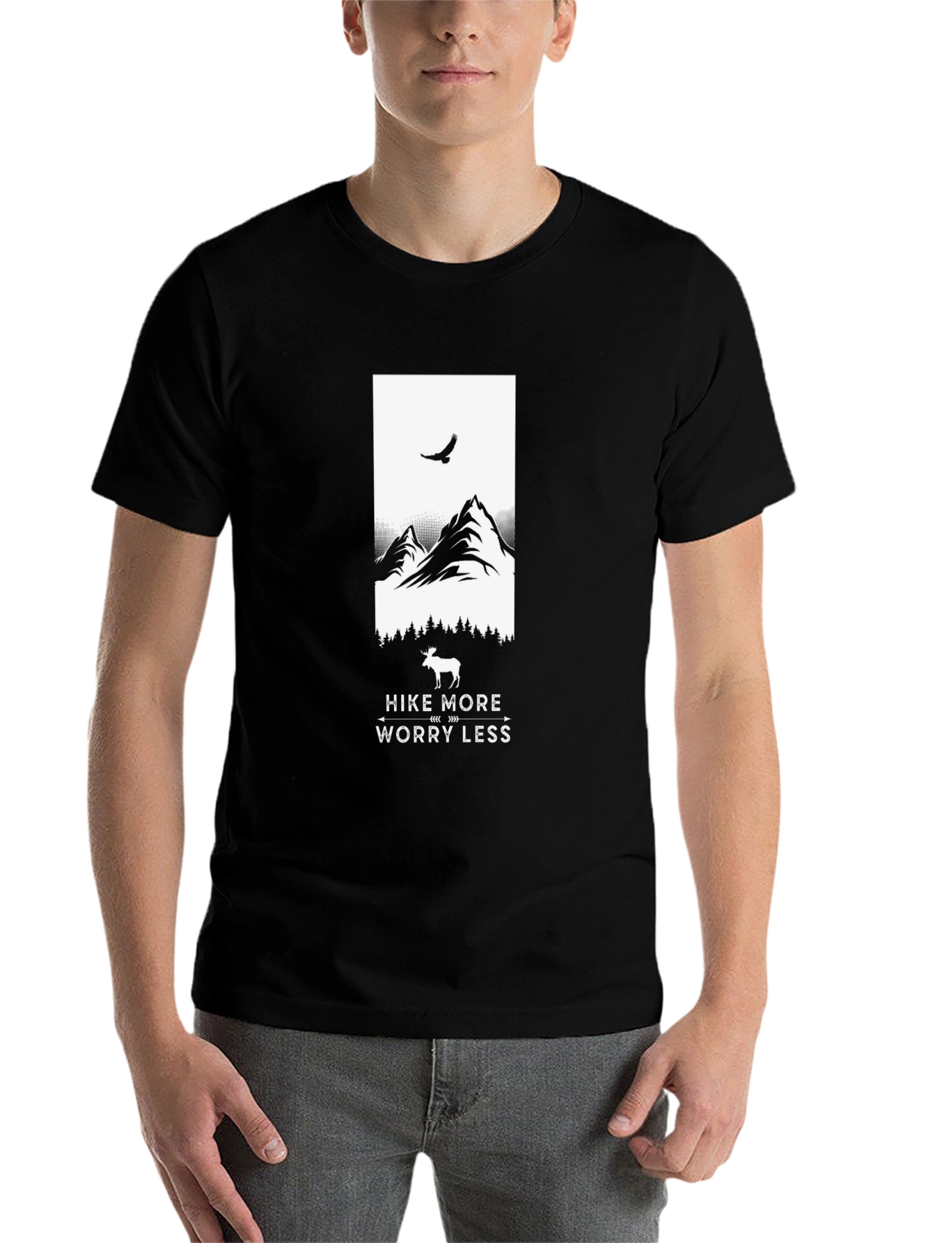 Hike More Worry Less Graphic Tee