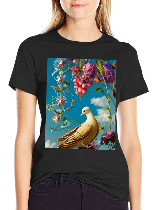 Floral Bird T-Shirt