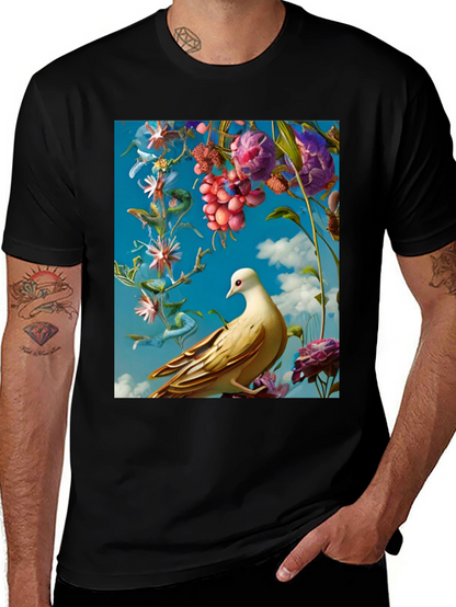 Floral Bird T-Shirt