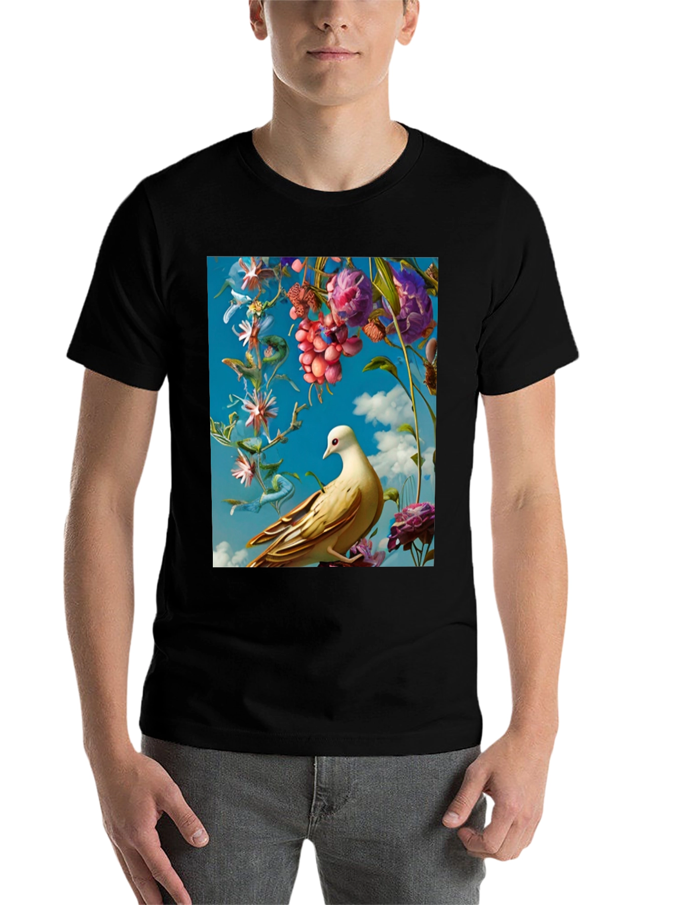 Floral Bird T-Shirt