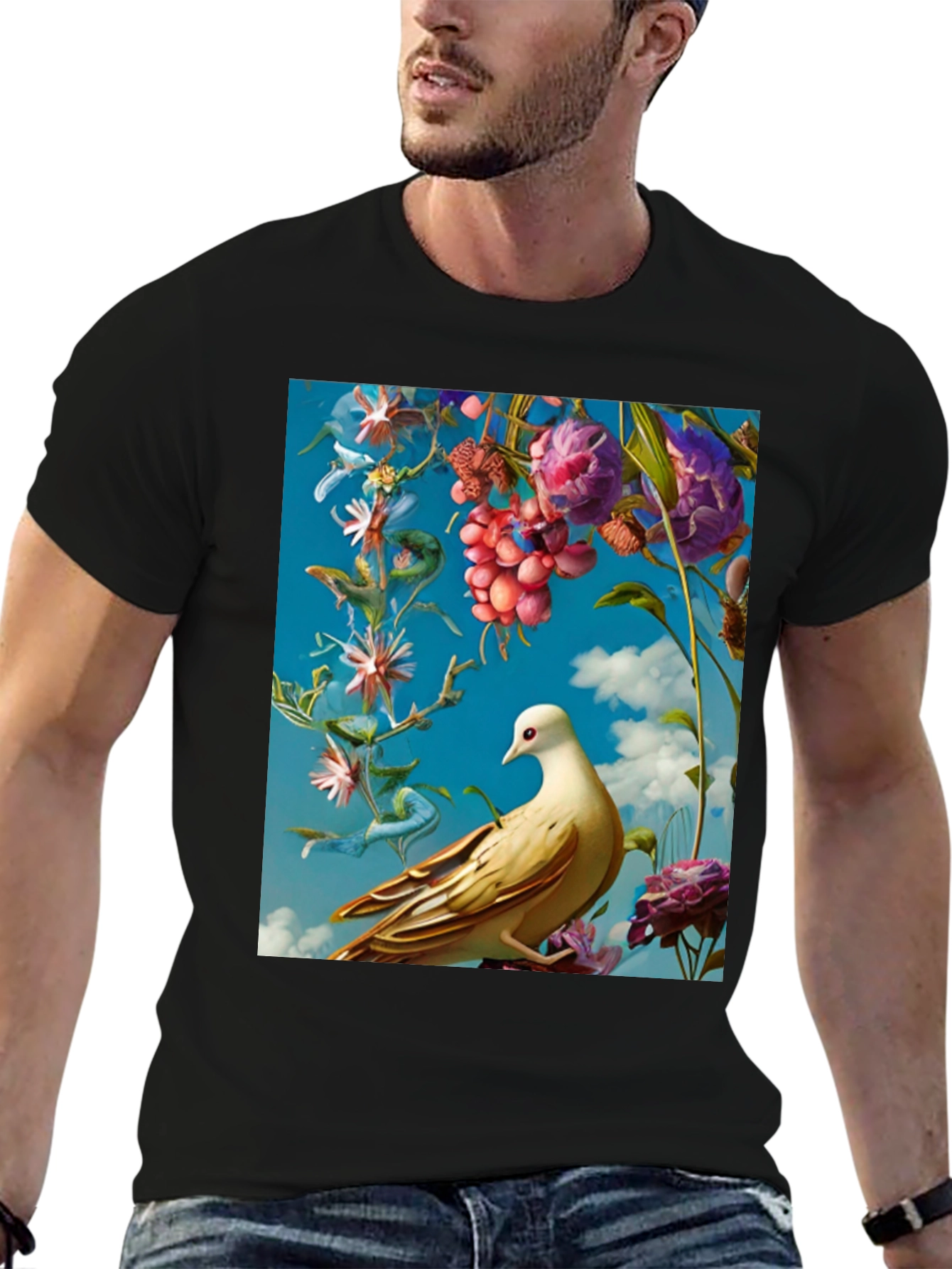 Floral Bird T-Shirt