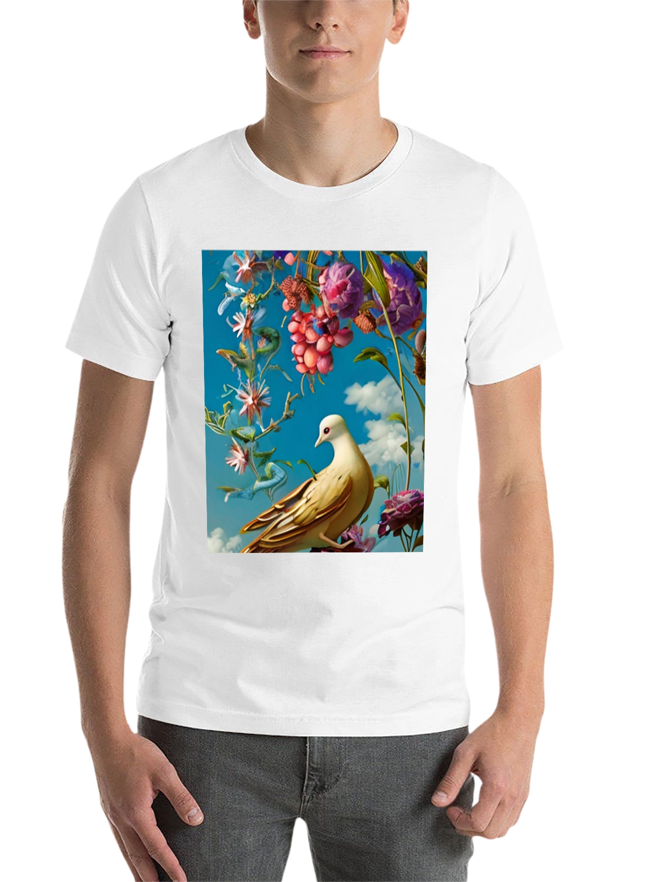 Floral Bird T-Shirt