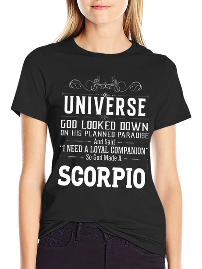 Universe God Made Scorpio T-Shirt