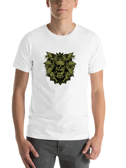 Skull Graphic Print Black T-Shirt