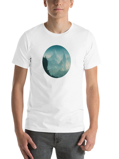 Mountain Vista Graphic Tee - Stylish Black T-Shirt