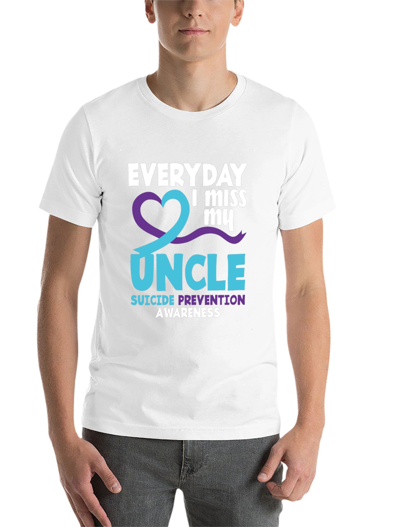Everyday I Miss My Uncle Suicide Prevention Awareness T-Shirt