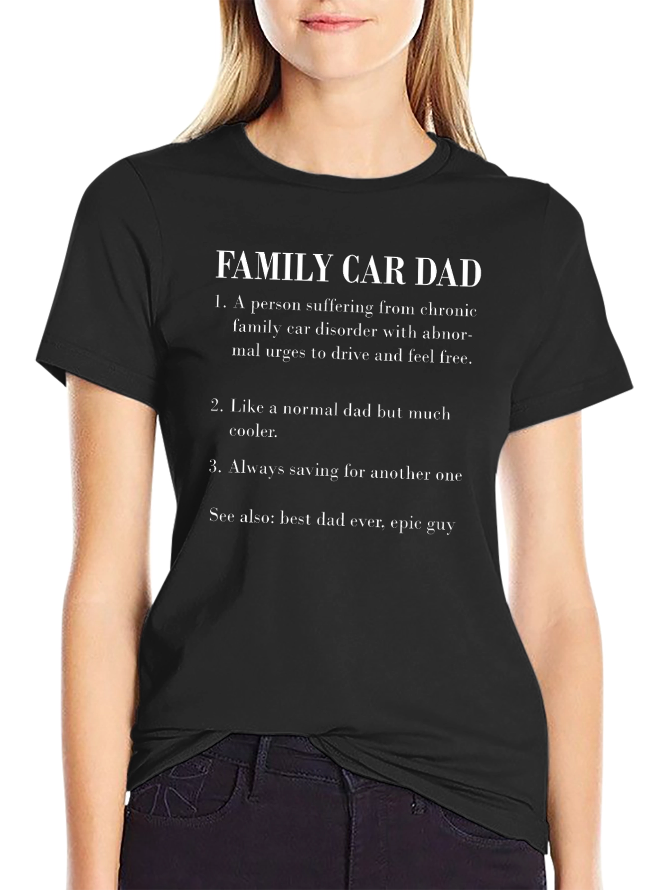 Family Car Dad Graphic Novelty T-Shirt