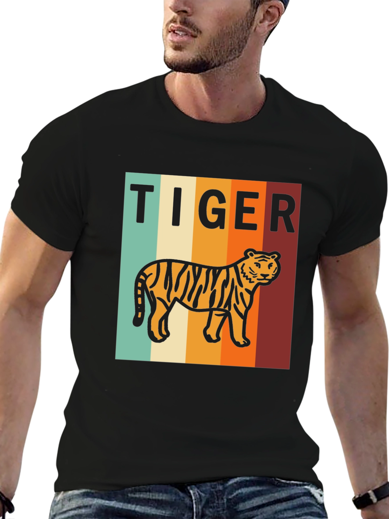Retro Tiger Graphic Tee
