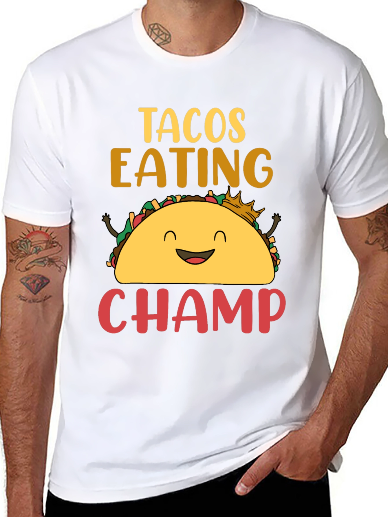 Tacos Eating Champ Graphic Tee