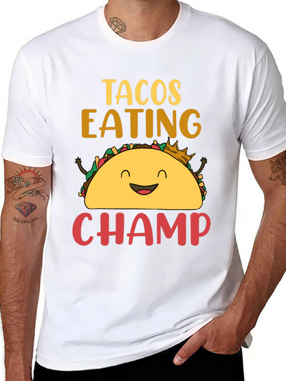 Tacos Eating Champ Graphic Tee