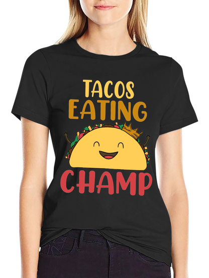 Tacos Eating Champ Graphic Tee